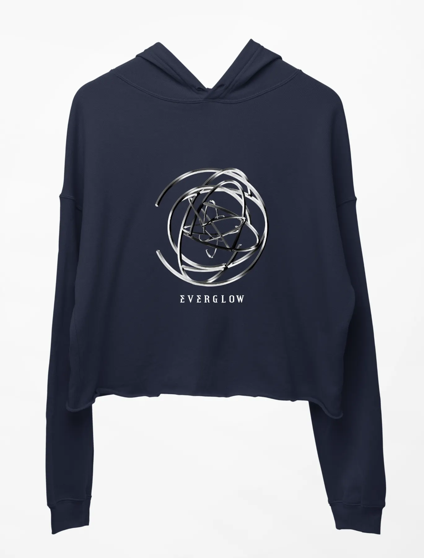 Everglow All My Girls Cropped Hoodie - Blue