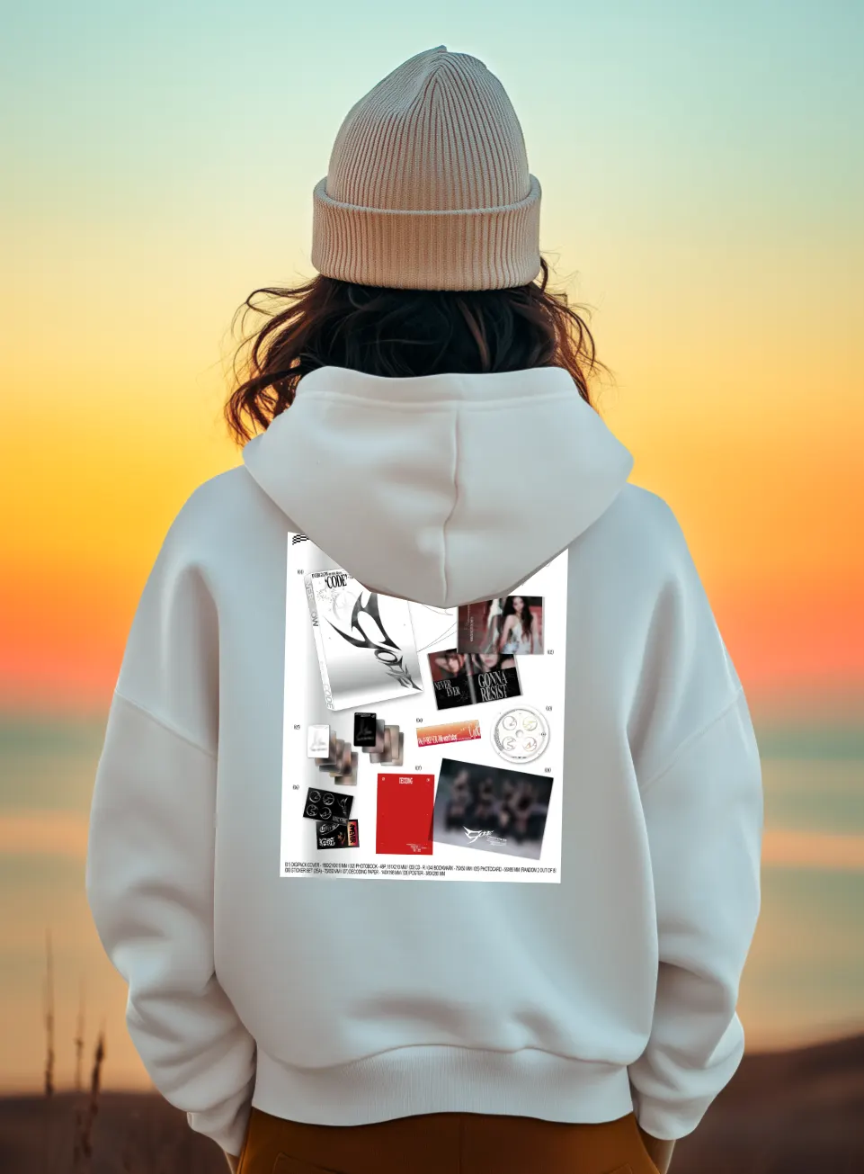 Everglow Code Collage Hoodie