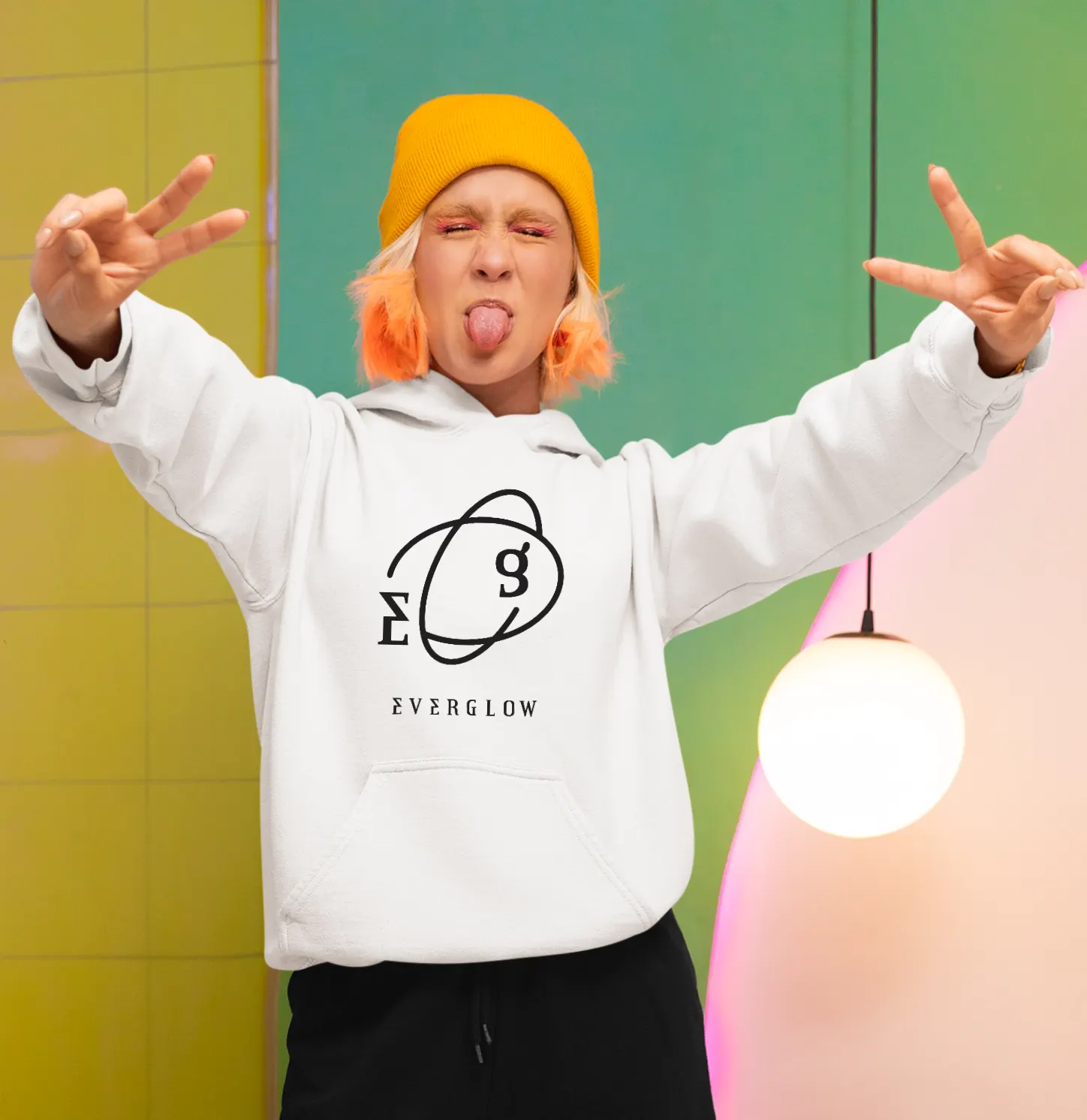 Everglow Code Collage Hoodie