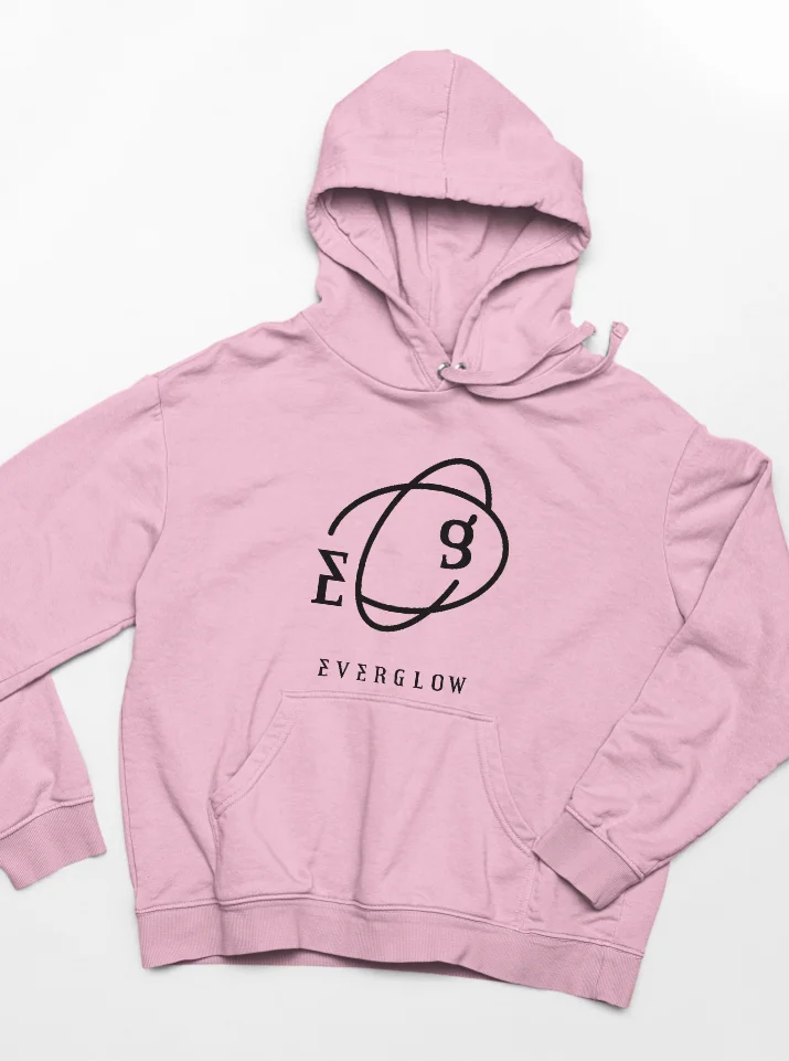 Everglow Code Collage Hoodie - Pink
