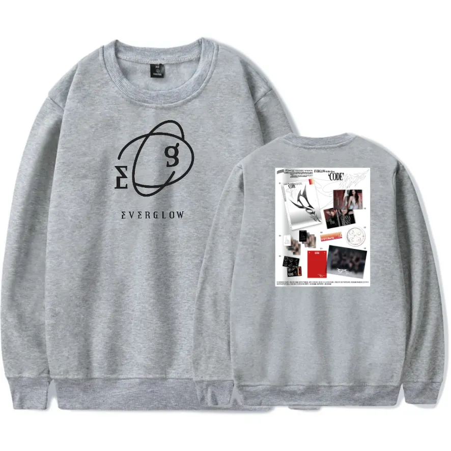 Everglow Code Collage Sweatshirt - Gray