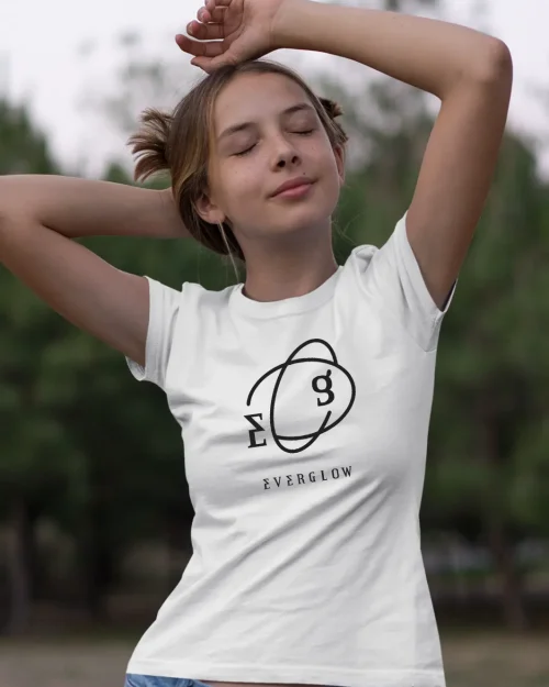 Everglow Code Collage T-Shirt - White