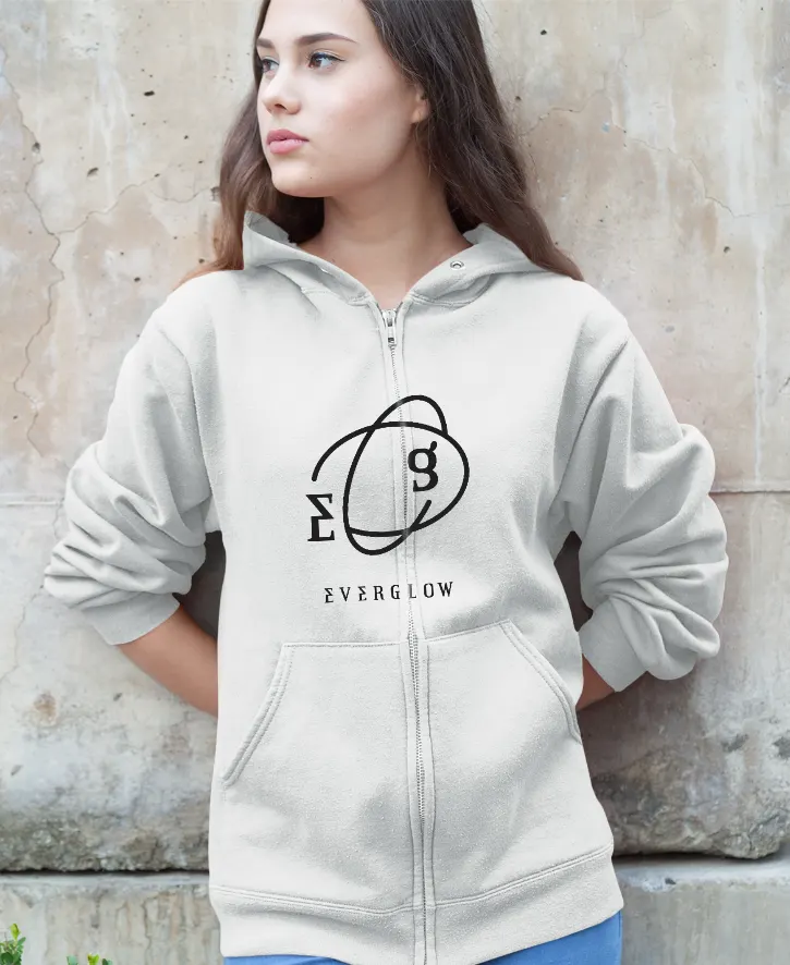 Everglow Code Collage Zip Hoodie