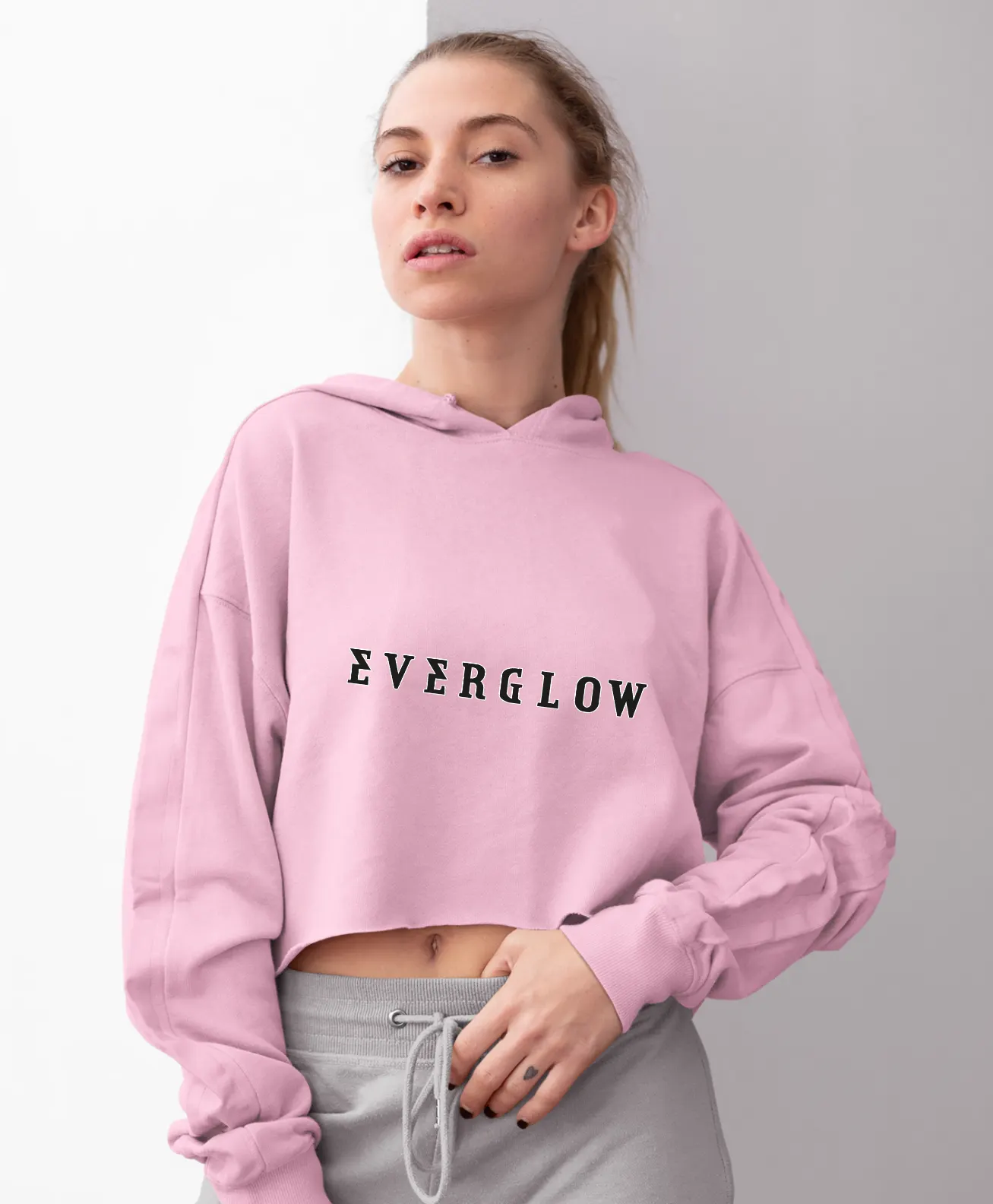 Everglow Code Cropped Hoodie