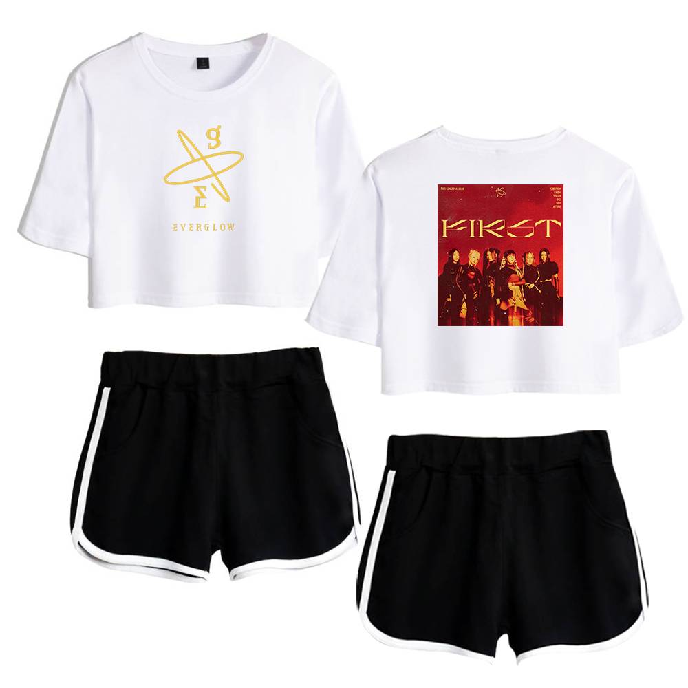 Everglow First Tracksuit - White-Black
