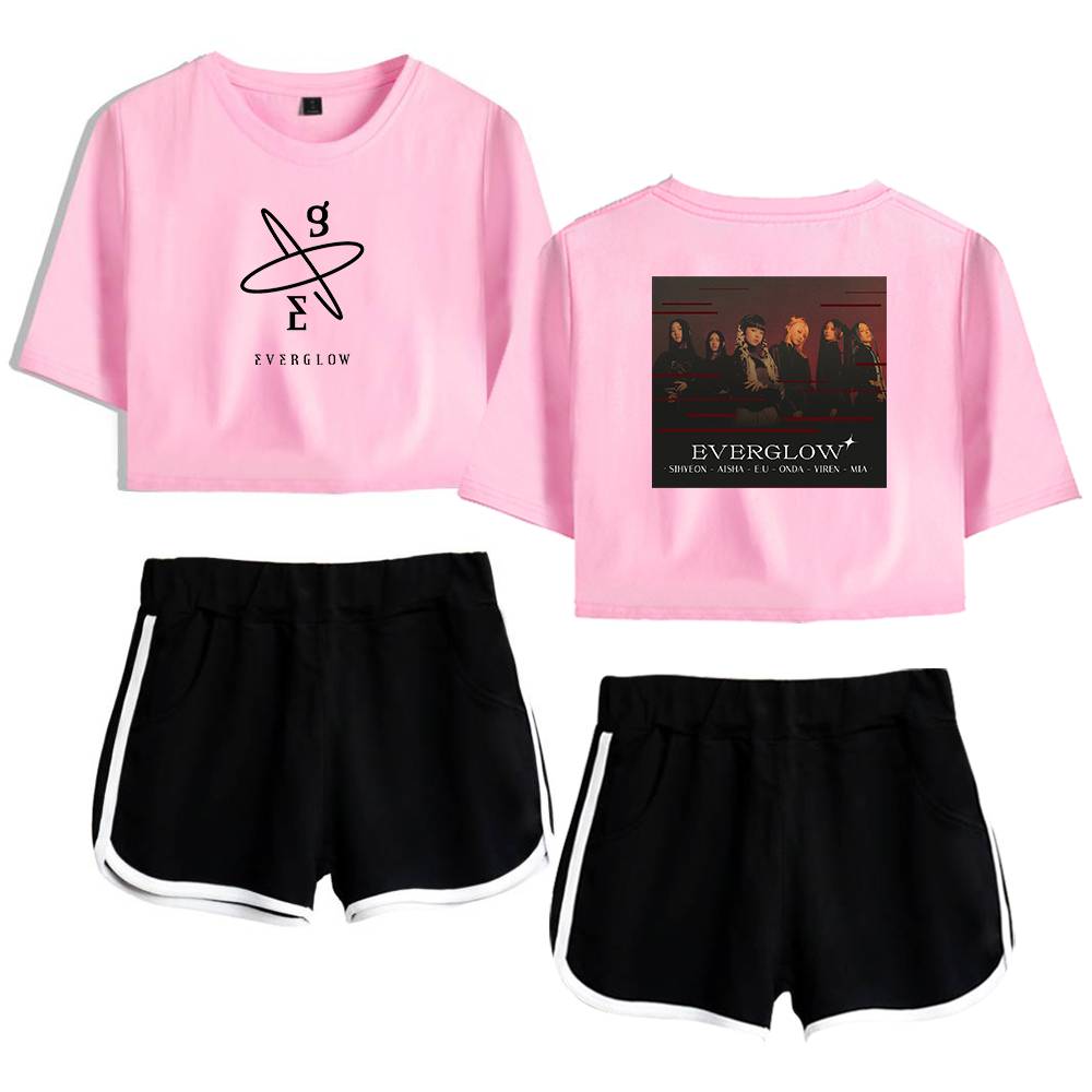 Everglow Group Portrait Tracksuit - Pink-Black