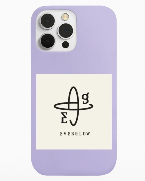 Everglow Reminiscence Logo Phone Case - Lavender, Apple iPhone 18