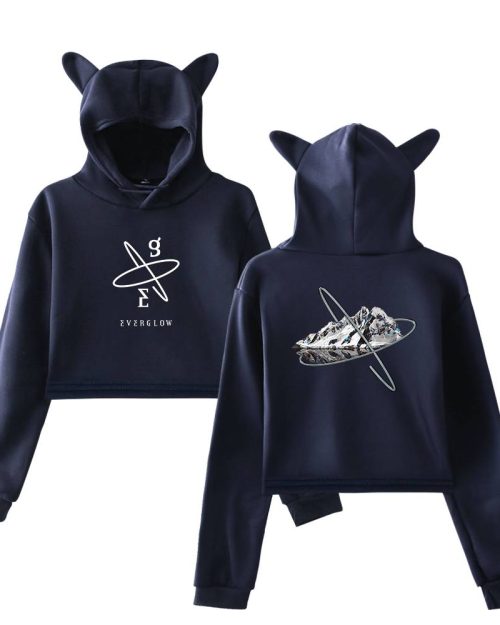 Everglow Spaceship Cropped Hoodie
