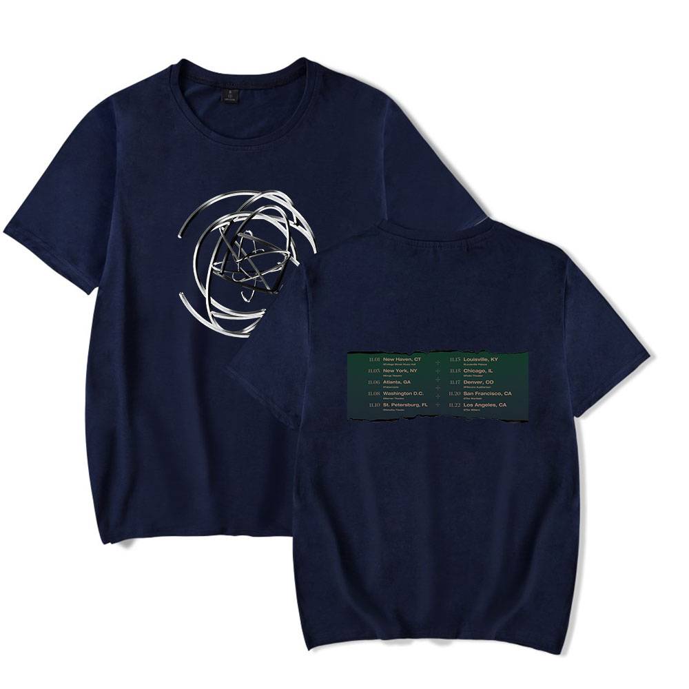 Everglow Tour Dates T-Shirt - Blue