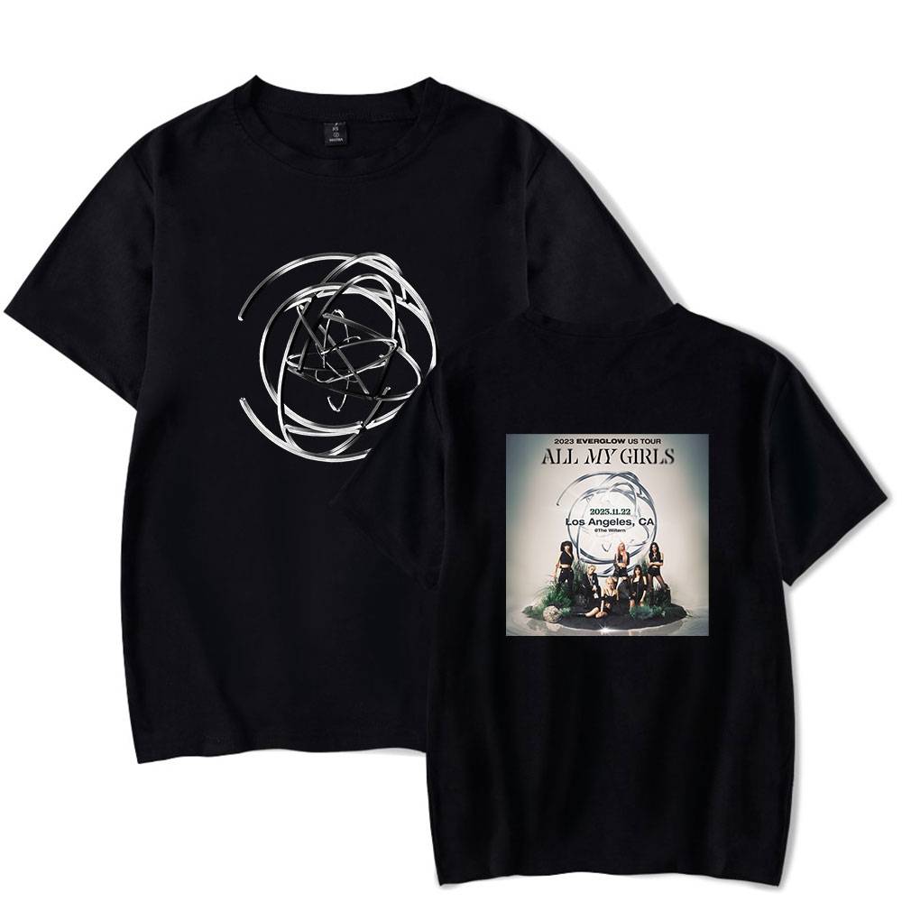 Everglow Tour Poster T-Shirt - Black