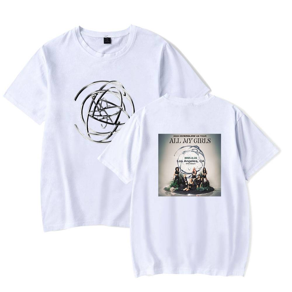 Everglow Tour Poster T-Shirt - White